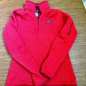 Womens Patagonia better sweater red size small